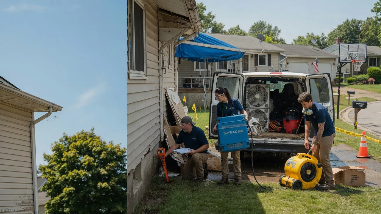 Ceiling Leak Cleanup in Reedsville, WI near me
