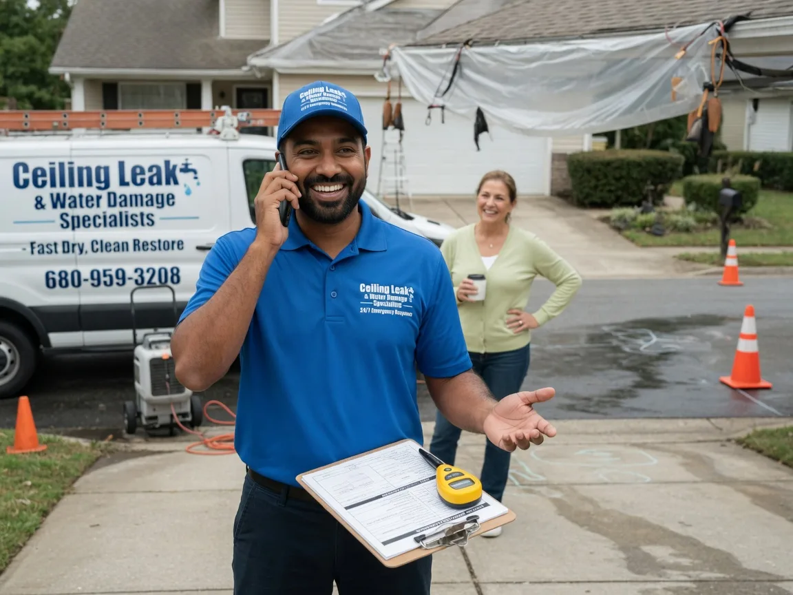 Ceiling Leak Cleanup Reedsville, WI FAQs